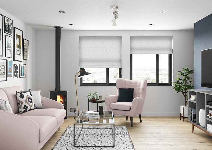 Aria, Chalk - Roman Blind - Image 5